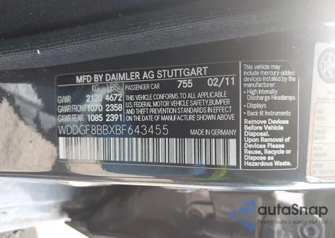 2011 Mercedes-Benz C 300 Luxury 4Matic/Sport 4Matic из США, поврежденный, VIN WDDGF8BBXBF643455